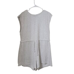 H&M (Divided) Size L Light Gray Sleeveless Romper, Excellent Like New Condition